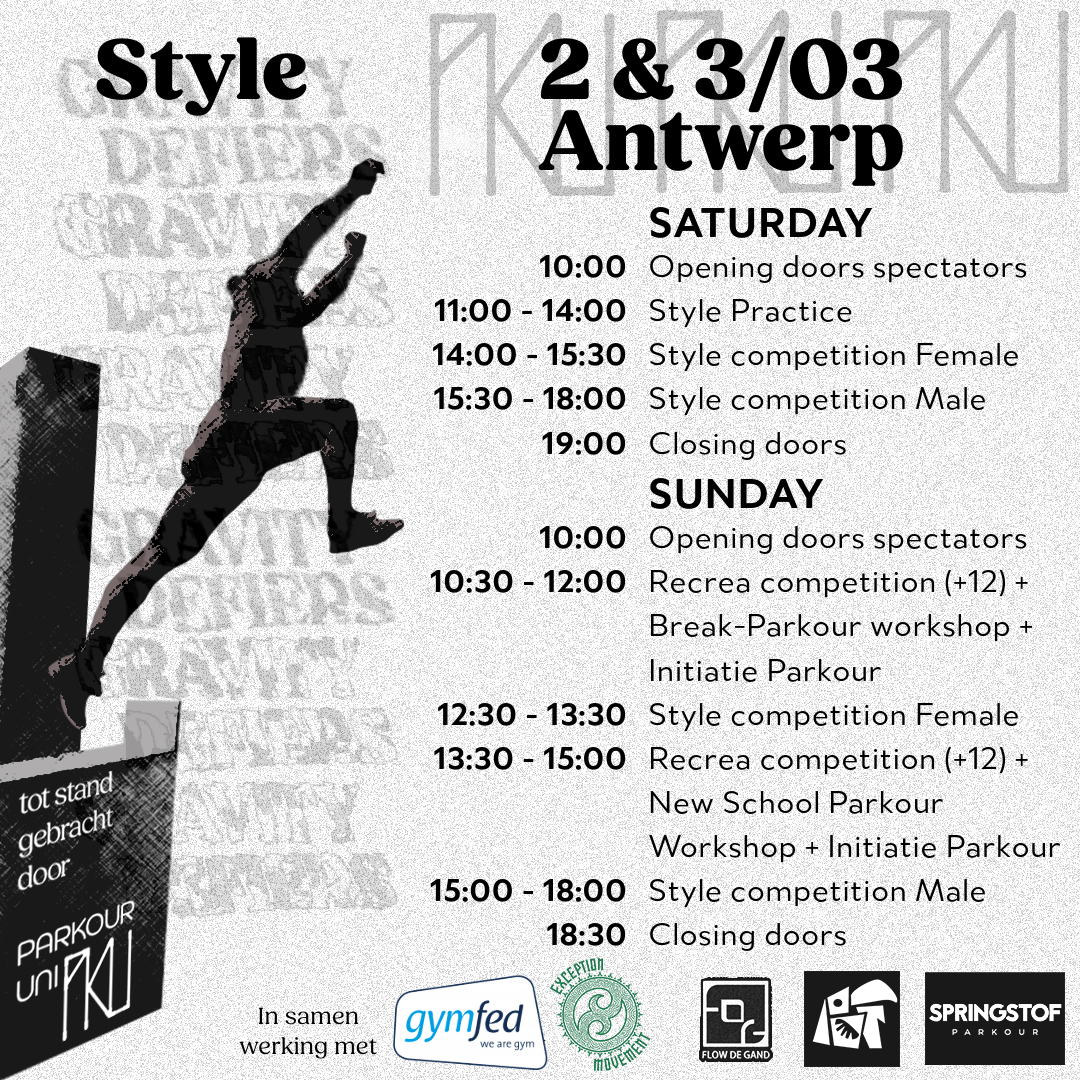 Schedule style competition Antwerp
